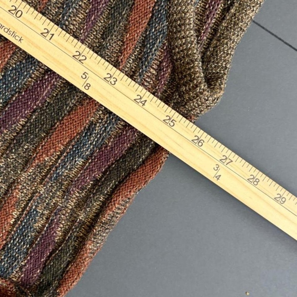 90s patterned chunky knit sweater - Picture 5 of 5